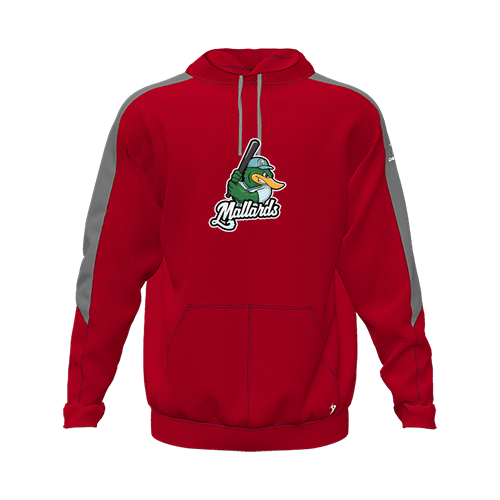 [CUS-DFW-HOOD-FLC-LSL-RED-YXS-LOGO3] Hoodie (Youth XS, Red, Logo 3)