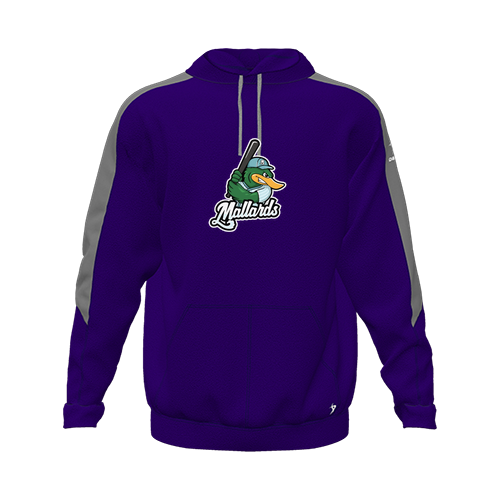 [CUS-DFW-HOOD-FLC-LSL-PUR-YXS-LOGO3] Hoodie (Youth XS, Purple, Logo 3)