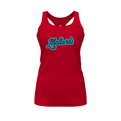 [FT0TRBRD-FYS-LOGO1] Decker Racerback Tank Top (Female Youth S, Red, Logo 1)