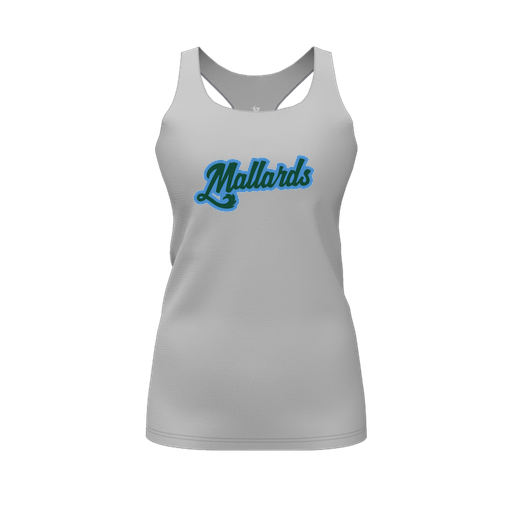 [FT0TRBGY-FYS-LOGO1] Decker Racerback Tank Top (Female Youth S, Gray, Logo 1)