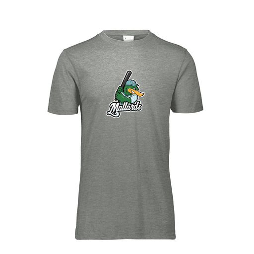 [FTSCUBGY-AS-LOGO3] Decker Men's Tri-Blend T-Shirt - Short Sleeve (Adult S, Gray, Logo 3)