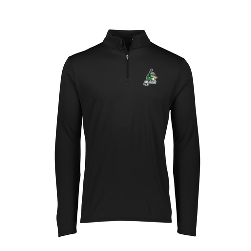 [FTLQFLBK-FAXS-LOGO3] Decker Women's Flex-Lite 1/4 Zip Shirt (Female Adult XS, Black, Logo 3)