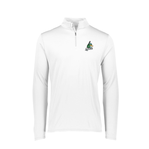 [FTLQFLWH-FAXS-LOGO3] Decker Women's Flex-Lite 1/4 Zip Shirt (Female Adult XS, White, Logo 3)