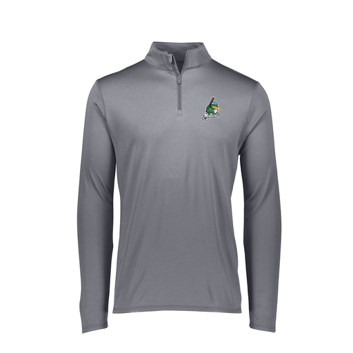 [FTLQFLGY-FAXS-LOGO3] Decker Women's Flex-Lite 1/4 Zip Shirt (Female Adult XS, Gray, Logo 3)
