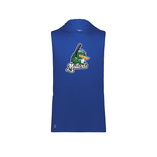 [222590.060.XS-LOGO3] Men's CoolDry Sleeveless Hoodie (Adult XS, Royal, Logo 3)