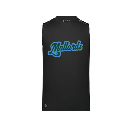 [222593.080.S-LOGO1] Men's CoolDry TankTop (Adult S, Black, Logo 1)