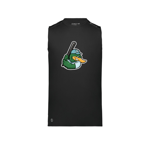 [222593.080.S-LOGO2] Men's CoolDry TankTop (Adult S, Black, Logo 2)