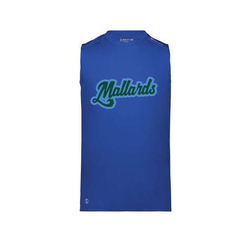 [222593.060.S-LOGO1] Men's CoolDry TankTop (Adult S, Royal, Logo 1)