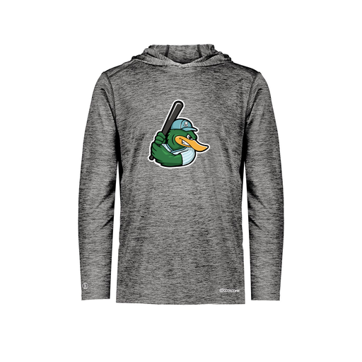 [FOLHCGBK-AS-LOGO2] Decker Men's Charge Hoodie (Adult S, Black, Logo 2)