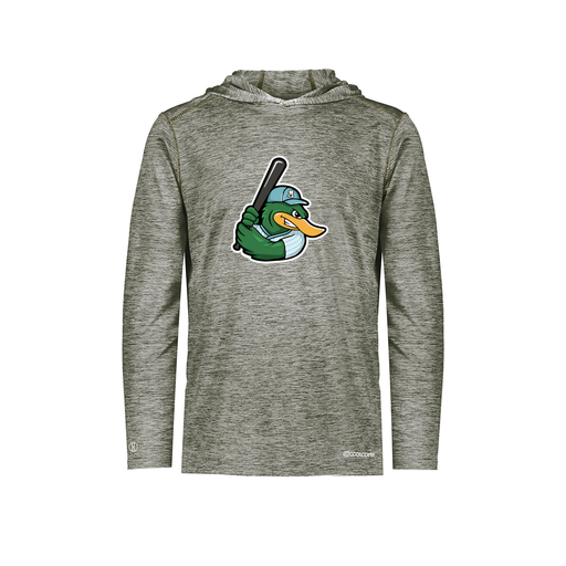 [FOLHCGGY-AS-LOGO2] Decker Men's Charge Hoodie (Adult S, Gray, Logo 2)