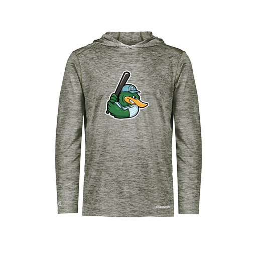 [FOLHCGGY-YS-LOGO2] Decker Youth Charge Hoodie (Youth S, Gray, Logo 2)