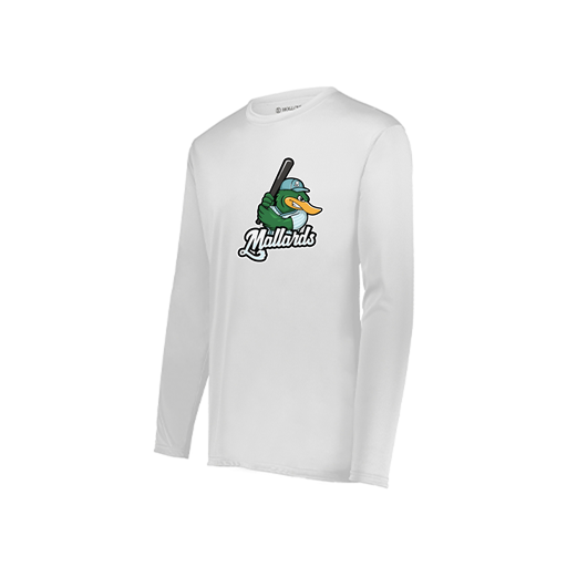 [222822.005.XS-LOGO3] Men's LS Smooth Sport Shirt (Adult XS, White, Logo 3)