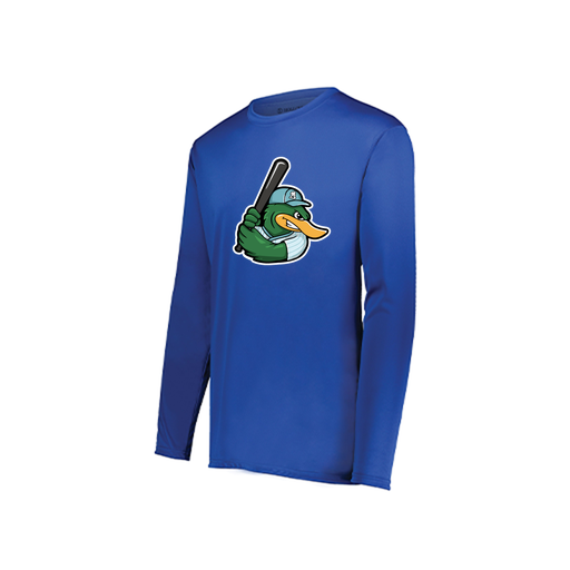 [222822.060.XS-LOGO2] Men's LS Smooth Sport Shirt (Adult XS, Royal, Logo 2)