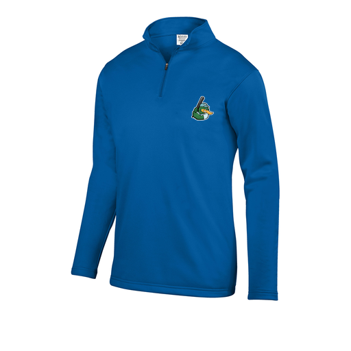[FOLQFFRY-AS-LOGO2] Decker Men's FlexFleece 1/4 Zip (Adult S, Royal, Logo 2)