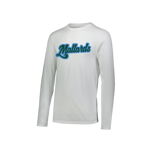 [FTLCUBWH-YS-LOGO1] Decker Youth Tri-Blend T-Shirt - Long Sleeve (Youth S, White, Logo 1)